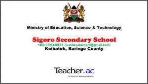 Sigoro Secondary School
