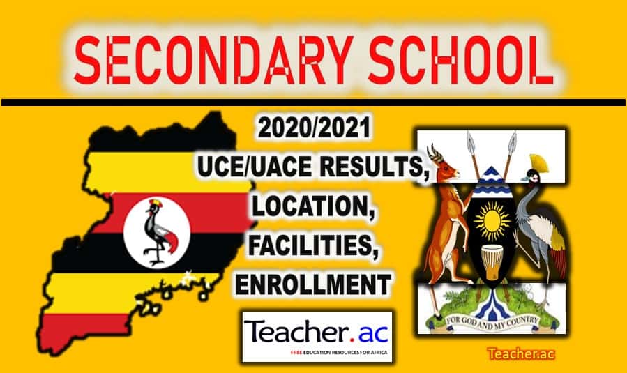 2020/2021 UCE/UACE Examinations Results.