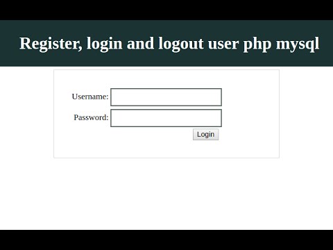 Php user login